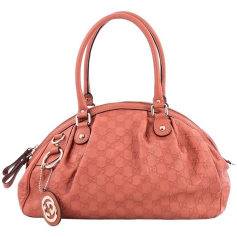 Gucci Leather Sukey Boston Handbag 